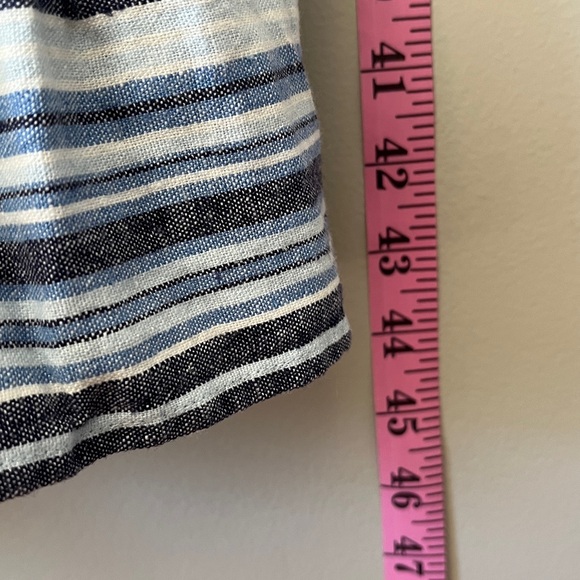 New! Gymboree Women's 55% LINEN Dress Sandy Shores Blue Party Size XL NWT - Picture 16 of 16